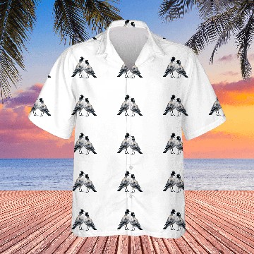 Discover Bonapartes Gull Geometric Patten ArtCute Bird Lover Hawaiian Shirts