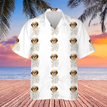 Discover Shih tzu Puppy in Pocket Hawaiian Shirts