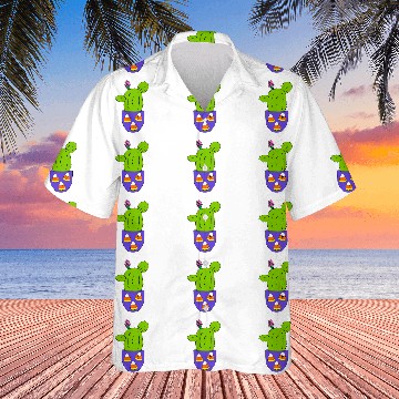 Discover Cactus In Halloween Candy Corn Pot Baseball Tees Hawaiians