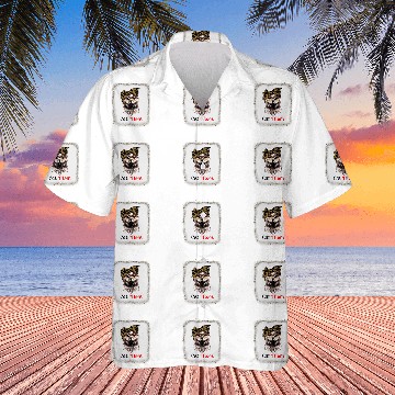 Discover Cat Mom Daddy Mommy Boy Girl Funny Leopard Bleached Baseball Tees Hawaiian Shirts