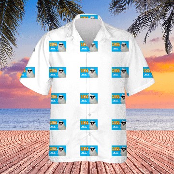 Discover Dog Samoyed 8Bit Game Over Samoyed Zip Hawaiian Shirts
