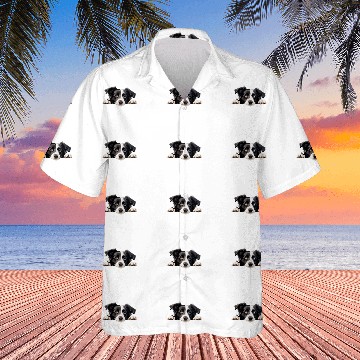 Discover Cute Border Collie For Dog Lovers Hawaiian Shirts