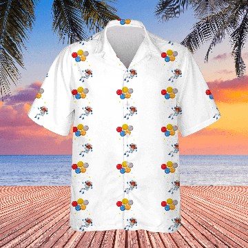 Discover Funny Cheetah Astronaut With Planets In Hand Hawaiian Shirts
