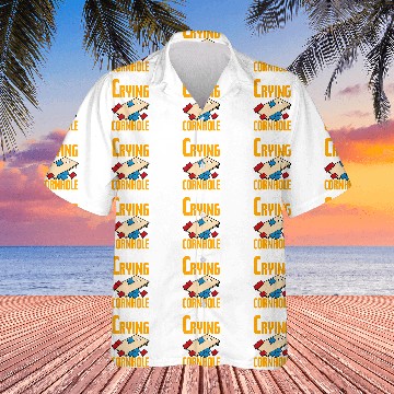 Discover Theres No Crying In Cornhole Funny Corn Hole Hawaiian Shirts