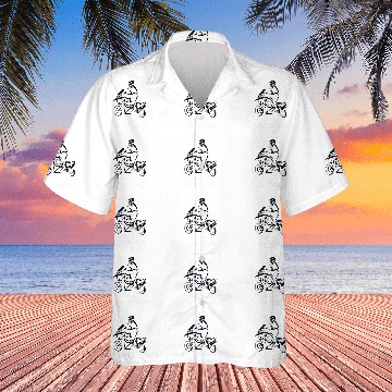 Discover Enduro Motorcycle Biker Freedom Hawaiian Shirts