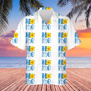 Discover homes New Mexico in Art Block Letters Hawaiian Shirts