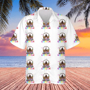 Discover this is my easter pajama cocker spaniel bunny eggs Hawaiian Shirts