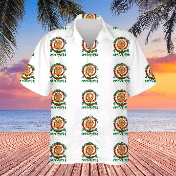 Discover Junior writer Job Gingerbread Funny Xmas Hawaiian Shirts