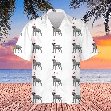 Discover I Love My Gray Cane Corso Dog Hawaiian Shirts