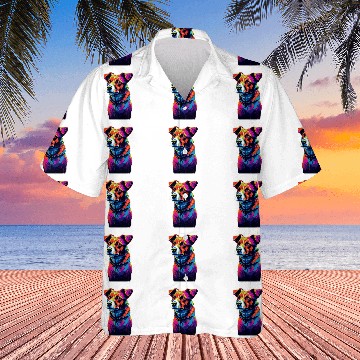 Discover Jack Russell Terrier 80s Dog Hawaiian Shirts