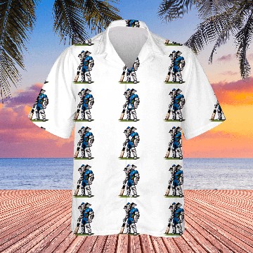 Discover India Elephant Cricket Player Cricketer Baseball Tees Hawaiians