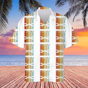 Discover Retro Dragonfly Insect Zip Hawaiian Shirts