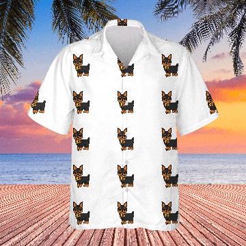 Discover Powered By Pizza Miniature Pinscher Dog Hawaiian Shirts