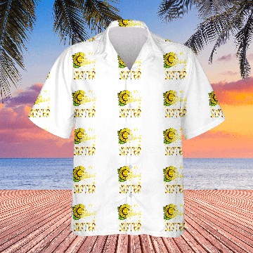 Discover My Favorite Softball Player Call Me Sister Sunflower Baseball Tees Hawaiian Shirts