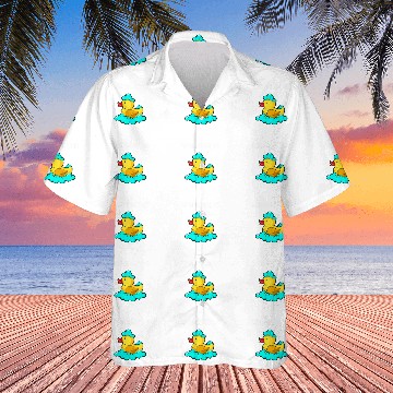 Discover Rubber duck lifeguard Hawaiian Shirts