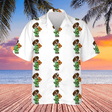 Discover Smileteespetsa Funny German Shorthaired Pointer in Bathrobe Baseball Tees Hawaiians