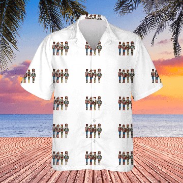 Discover vintages Nutcracker Ballet Dance Matching Holiday Hawaiian Shirts