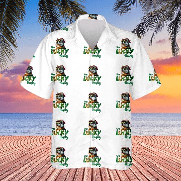Discover Majestic Husky Gnome A St  Patricks Celebration 3 Hawaiian Shirts