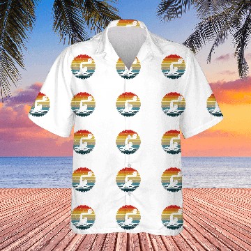 Discover Retro Water Polo Player Water Polo Coach Hawaiian Shirts
