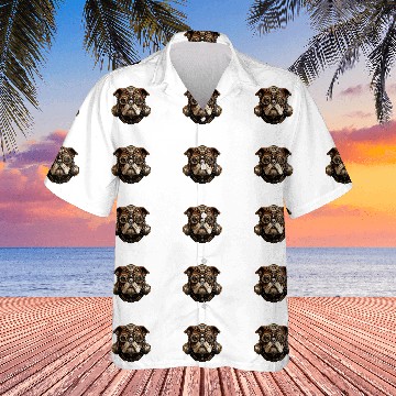 Discover Steampunk Pug Hawaiian Shirts