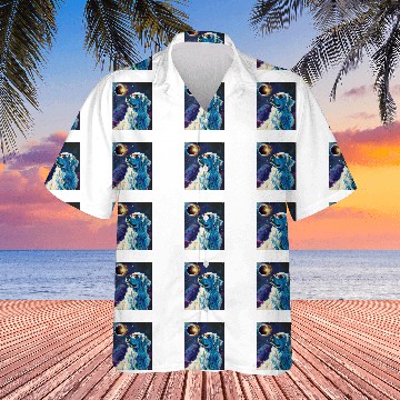 Discover Total Solar Eclipse Great Pyrenees Dog Baseball Tees Hawaiians