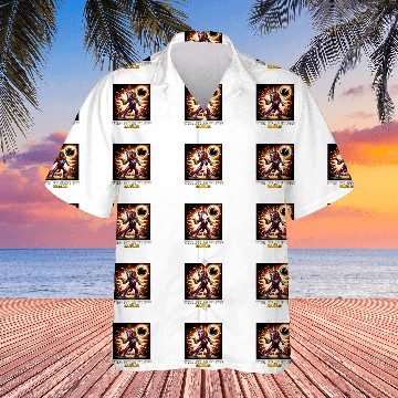 Discover Welsh Springer Spaniel Dog Dancing Disco Solar Eclipse 1 Hawaiian Shirts
