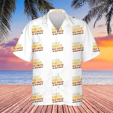 Discover vintages Funny Forestry Student Great Forester Hawaiian Shirts