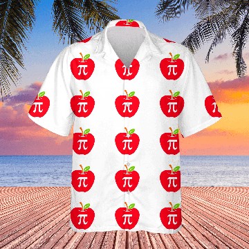 Discover Apple Pi Day Math Lover Math Student Teacher Gift Funny Zip Hawaiian Shirts