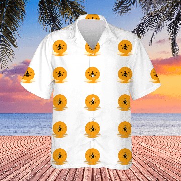 Discover Sunset Apache Helicopter Military Gift for Helicopter Pilot Hawaiian Shirts