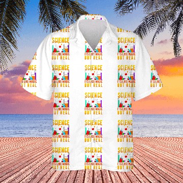 Discover Funny Science Its Like Magic But Real Baseball Tees Hawaiians