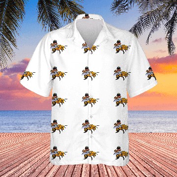 Discover Honey Bee Pilot Riding Aviation Flight Crew Fantasy Hawaiian Shirts
