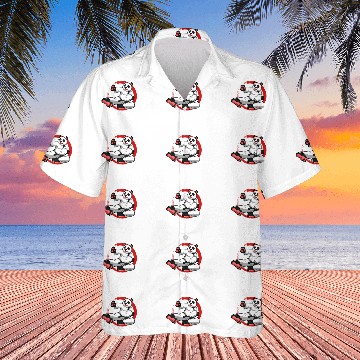 Discover Karate Panda Bear Lover Karateka Trainee Instructor Hawaiian Shirts