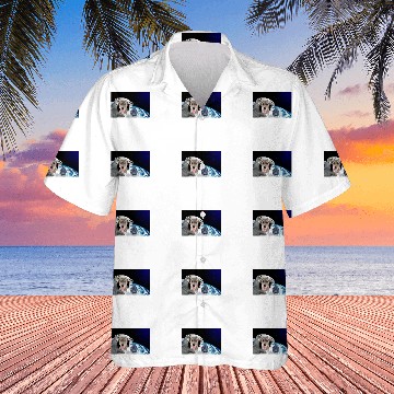 Discover Dog in Space Great Pyrenees 2 Hawaiian Shirts