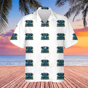 Discover Retro Typewriter Writing for Writer Creative Typewriter 1 Hawaiian Shirts