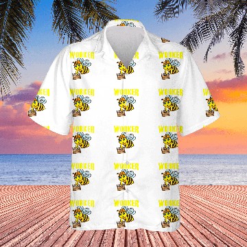Discover Worker Bee for Bee Lover Beekeeper Hawaiian Shirts