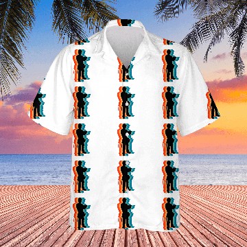 Discover Proud Construction Worker Papa Retro Vintage Baseball Tees Hawaiian Shirts