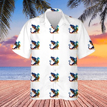Discover Book Dragon Reading Book lover Baseball Tees Hawaiians