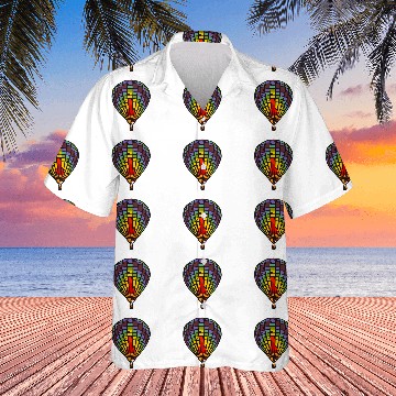 Discover Soar High With Exquisite Air Balloon Design Hawaiian Shirts