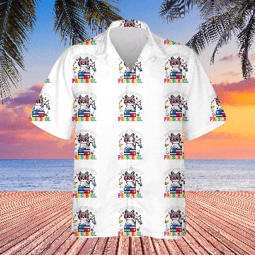 Discover Meowing Into Preschool Funny Back O School Cat Lovers Baseball Tees Hawaiian Shirts
