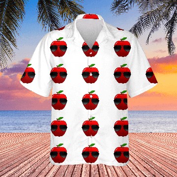 Discover Apple Variety Red apple Fruit Sunglasses Apple Hawaiian Shirts