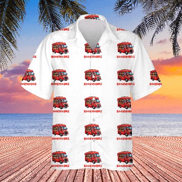 Discover Funny Librarians Book Lovers My Other Ride Is A Bookmobile 3 Baseball Tees Hawaiian Shirts