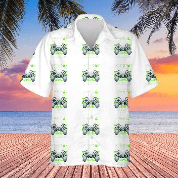 Discover 5th Grade Level Unlocked Video Game Funny Back to School Boy Hawaiian Shirts