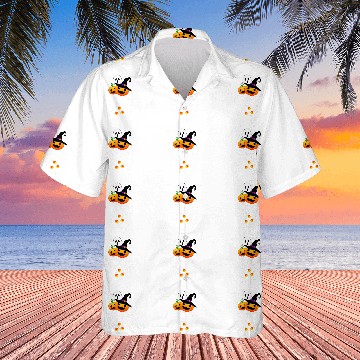 Discover Halloween Skeletons Pumpkin Candy Corn 1 Hawaiian Shirts