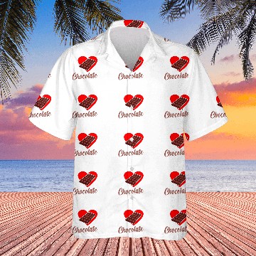 Discover I Love Chocolate Funny Chocolates Lover Eater Graphic Baseball Tees Hawaiian Shirts
