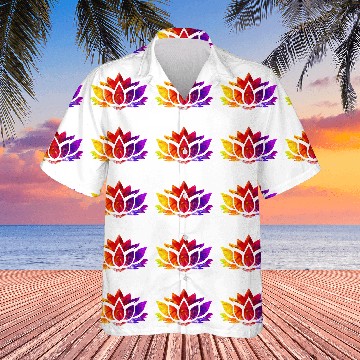 Discover Sapphire Lotus Hawaiian Shirts