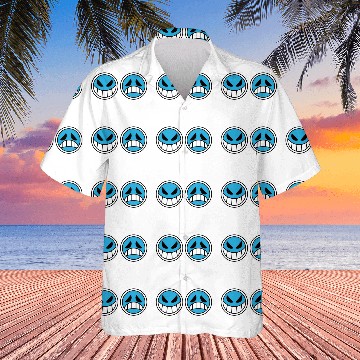 Discover one piece ace smiley face Hawaiians