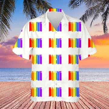 Discover Racine Wisconsin Gay Pride Rainbow Skyline Hawaiians