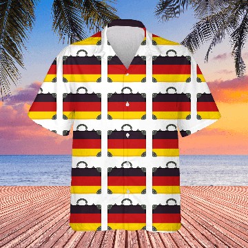 Discover flag Germany suitcase Hawaiians