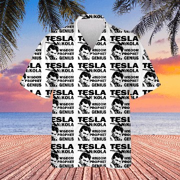 Discover nikola tesla genius electric lightning voltage Hawaiian Shirts