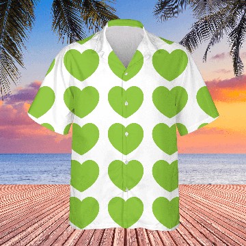 Discover Light Green Heart Hawaiians
